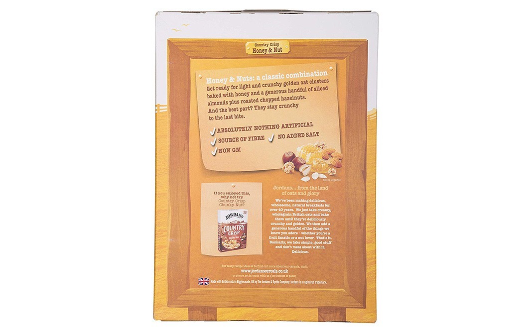 Jordans Country Crisp Honey & Nut   Box  500 grams